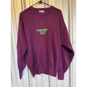 Meister Wool Blend Ski Snowboard Mens Pullover Baggy Sweater‎ Size Medium